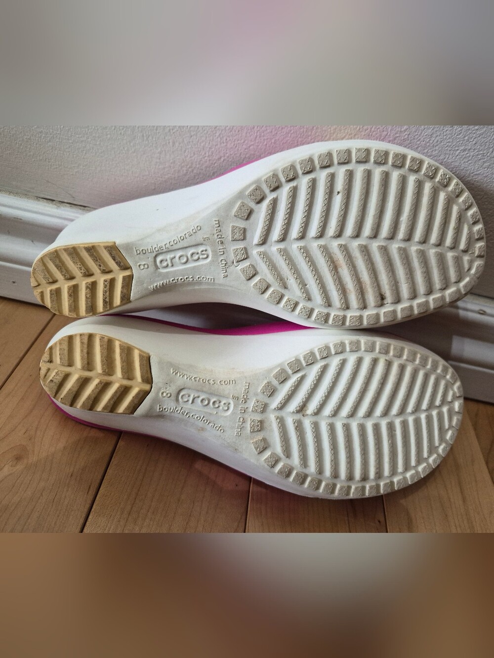 Crocs women's size 8 wedge shoes - Picture 5 of 5